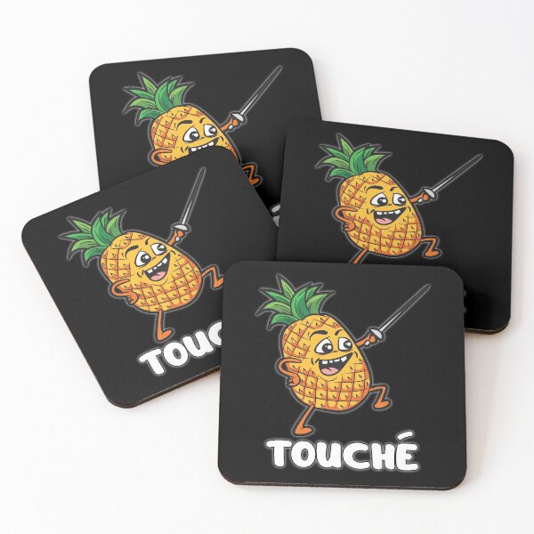 Item preview, PINEAPPLE TOUCHE Funny Fence Humor designed and sold by Moonpie90.