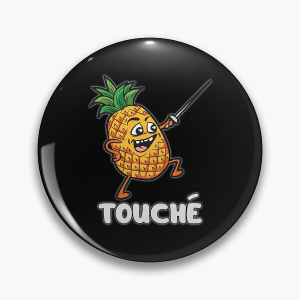 Item preview, PINEAPPLE TOUCHE Funny Fence Humor designed and sold by Moonpie90.