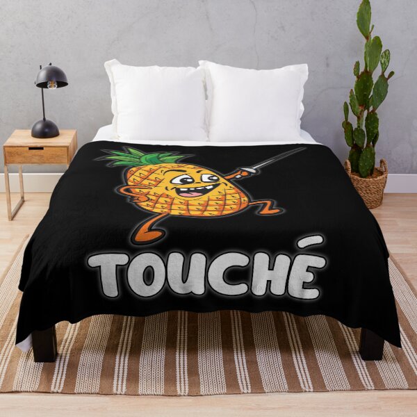 Item preview, PINEAPPLE TOUCHE Funny Fence Humor designed and sold by Moonpie90.