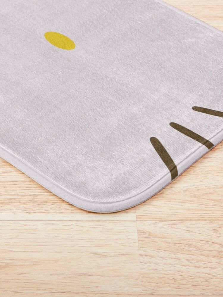 Alternate view of Cute Pink Kitty Whiskers Bath Mat