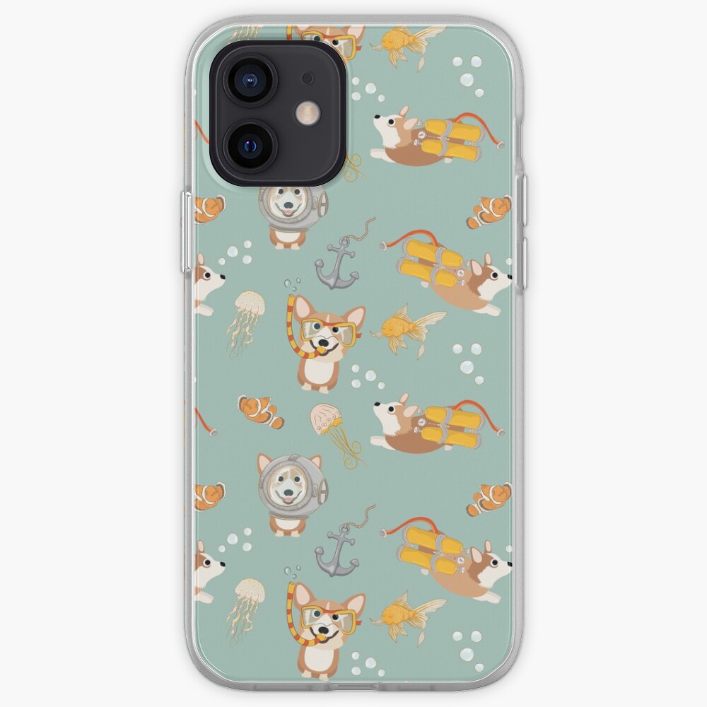 My Corgi World - Majesty Pembroke - Cute welsh cardigan corgis are diving iPhone Case & Cover