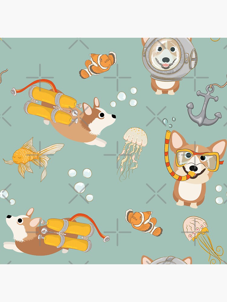 My Corgi World - Majesty Pembroke - Cute welsh cardigan corgis are diving by Corgiworld