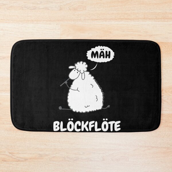 Item preview, Blöckflöte Musician Sheep Recorder Lamb designed and sold by MooonTees.