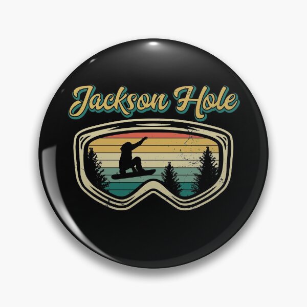 Item preview, Snowboard Jackson Hole Wyoming Distressed Goggles Big Air designed and sold by Zeelicious Designs.
