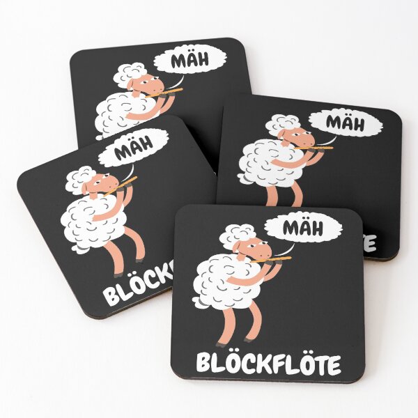 Item preview, Blöckflöte Musician Sheep Recorder Lamb designed and sold by MooonTees.