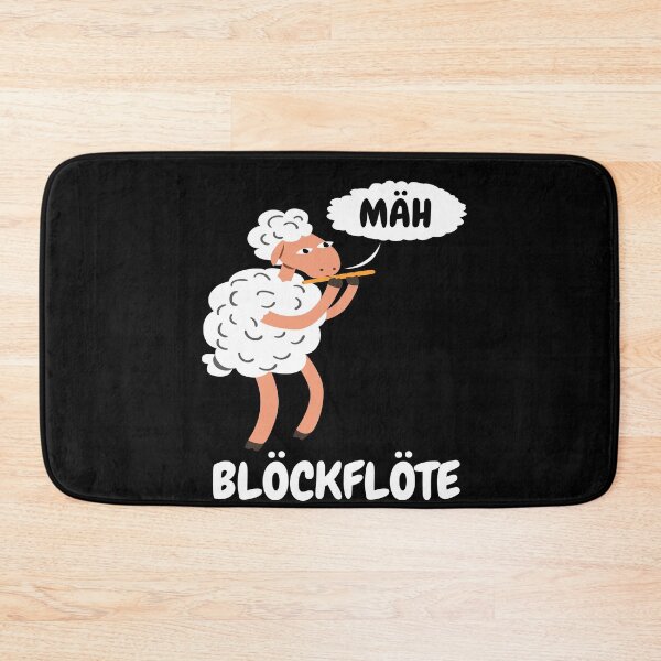 Item preview, Blöckflöte Musician Sheep Recorder Lamb designed and sold by MooonTees.