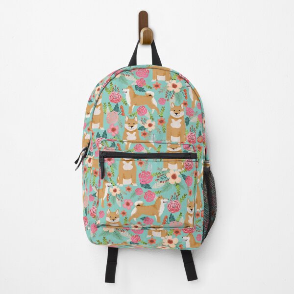 Item preview, shiba inu dog floral - vintage florals, floral pet, cute dog, shiba, doge designed and sold by PetFriendly.