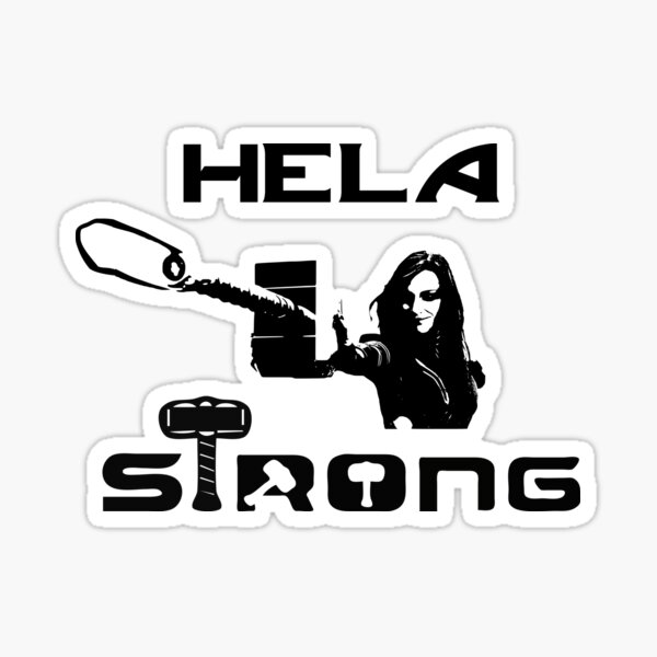 Item preview, HELA strong (dark print) Funny and Witty designed and sold by Byron-A-Joseph.