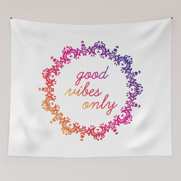 Item preview, Good Vibes Only Yoga Mandala Print Design GC-092-08 designed and sold by GraphicCharms.