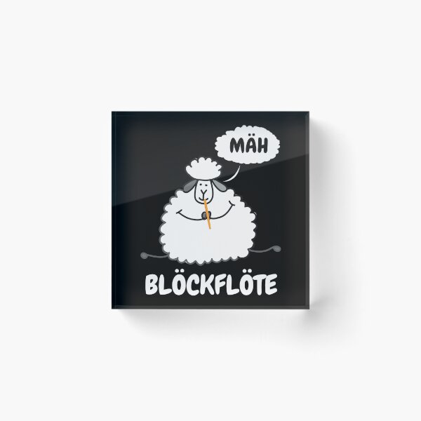 Item preview, Blöckflöte Musician Sheep Recorder Lamb designed and sold by MooonTees.