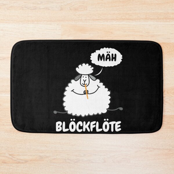 Item preview, Blöckflöte Musician Sheep Recorder Lamb designed and sold by MooonTees.