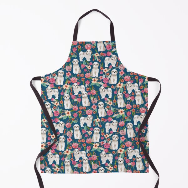Item preview, shih tsu dog floral - vintage florals, floral pet, cute dog, shih tzu designed and sold by PetFriendly.