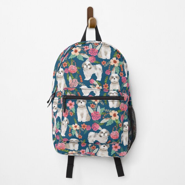 Item preview, shih tsu dog floral - vintage florals, floral pet, cute dog, shih tzu designed and sold by PetFriendly.