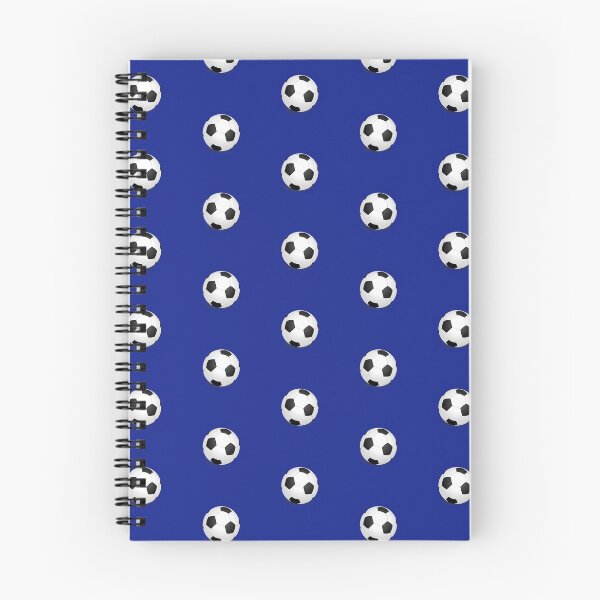 Item preview, Football - Ball - Blue - Pattern designed and sold by AmandaEveritt.
