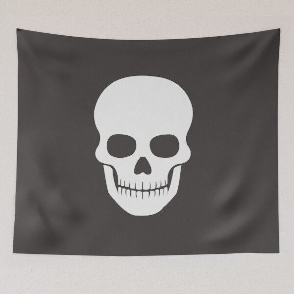 Item preview, death skull - poison black designed and sold by ZiphGames.