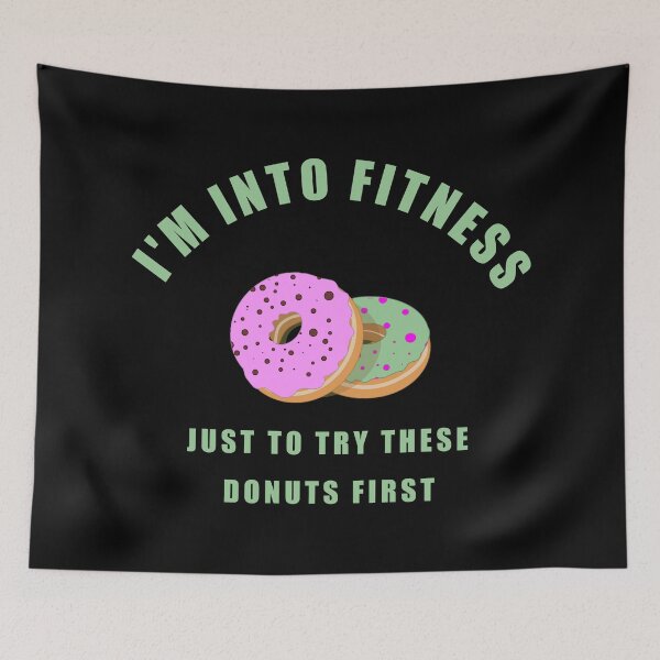 Item preview, I'm into fitness just to try these donuts first designed and sold by likebakerdo.