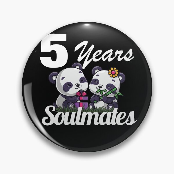 Item preview, 5 years soulmates - 5th anniversary designed and sold by Cutebutfunny.