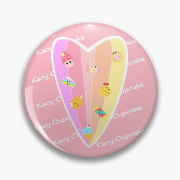 Item preview, Kacy Cupcake Characters in a Rainbow Style Heart designed and sold by KacyCupcake.