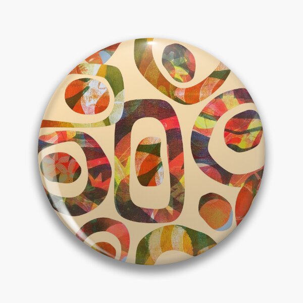 Item preview, Groovy Multi-colored Shapes on Yellow designed and sold by Diana Garrison.