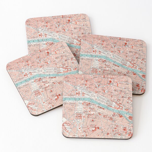 Item preview, 1910 Paris Map designed and sold by Gin  Neko.