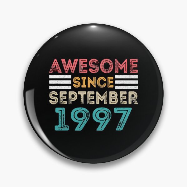 Item preview, Retro Vintage 23rd Birthday - Awesome Since September 1997 designed and sold by meedTee.