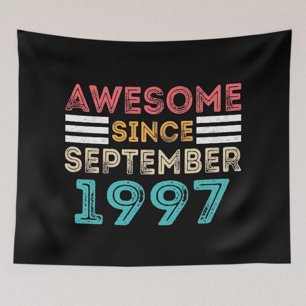 Item preview, Retro Vintage 23rd Birthday - Awesome Since September 1997 designed and sold by meedTee.