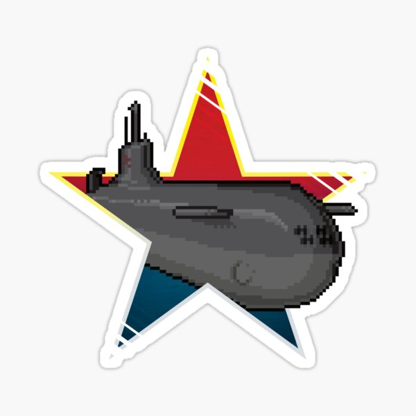 "8-bit" Hunt for Red Defector (RRP206) Sticker