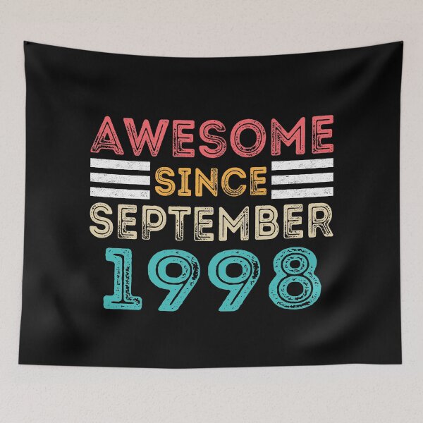 Item preview, Retro Vintage 22nd Birthday - Awesome Since September 1998 designed and sold by meedTee.