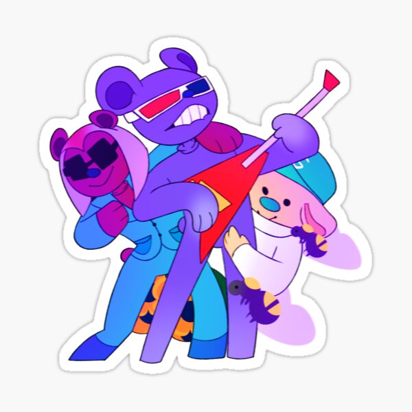 Bear Skin Stickers Redbubble - roblox bear alpha wallpaper how to get a robux refund