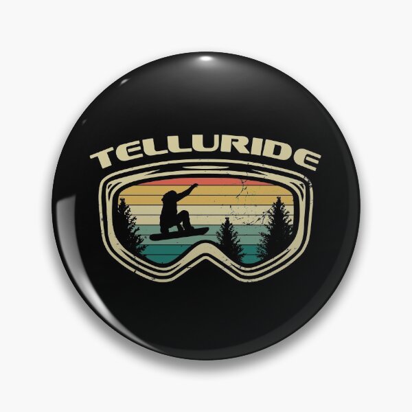 Item preview, Telluride Colorado Snowboard Distressed Goggles Big Air Snow designed and sold by Zeelicious Designs.