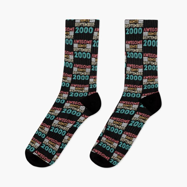Item preview, Retro Vintage 20th Birthday - Awesome Since September 2000 designed and sold by meedTee.