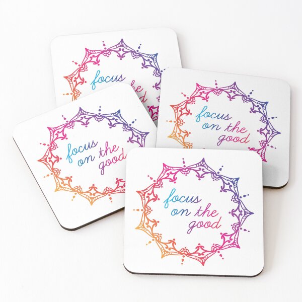 Item preview, Focus on the Good - Yoga Mandala Print Design GC-092-09 designed and sold by GraphicCharms.