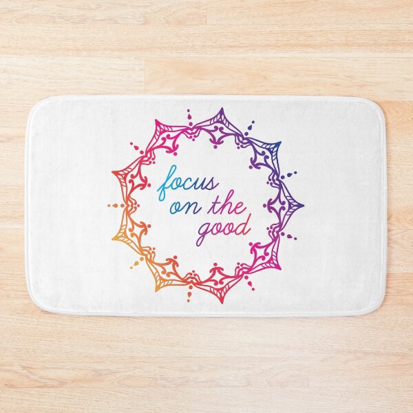 Item preview, Focus on the Good - Yoga Mandala Print Design GC-092-09 designed and sold by GraphicCharms.
