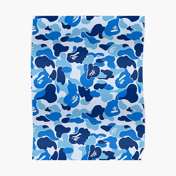 Blue Bape Poster
