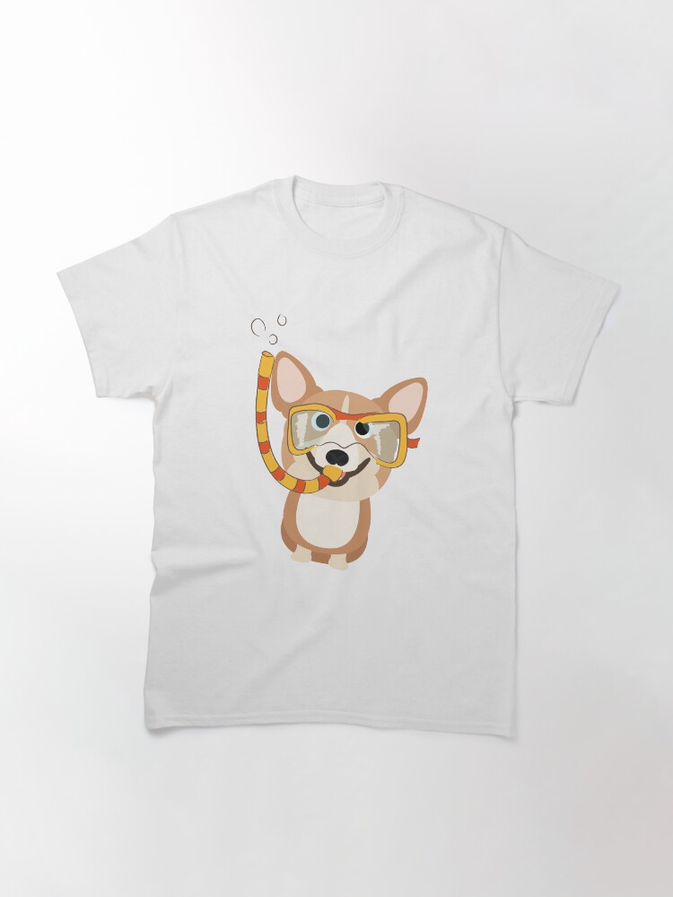 Alternate view of My Corgi World - Majesty Pembroke - Cute welsh cardigan corgis is diving I Classic T-Shirt