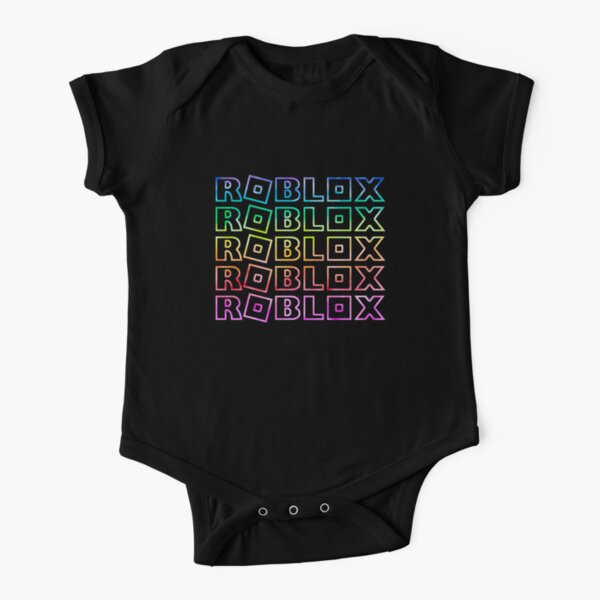 Roblox Pets Short Sleeve Baby One Piece Redbubble - offical prestonplayz rainbow tie dye roblox