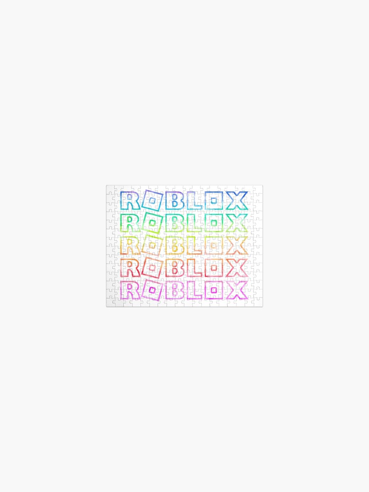 Roblox Rainbow Tie Dye Unicorn Jigsaw Puzzle By T Shirt Designs Redbubble - rainbow t shirt roblox