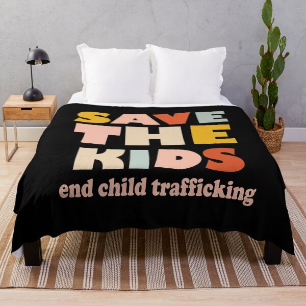 Item preview, save the kids end child trafficking - save the kids designed and sold by BAISSANE.