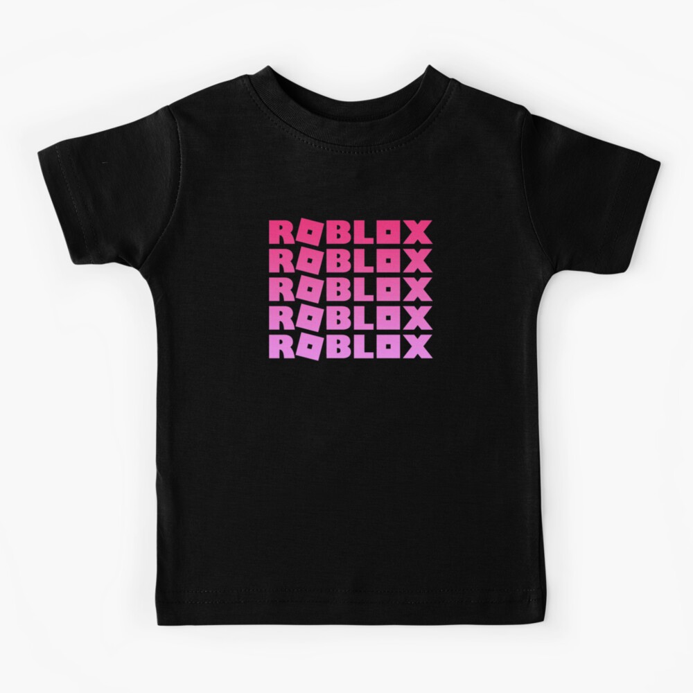 Roblox Neon Pink Kids T Shirt By T Shirt Designs Redbubble - roblox icon pink neon