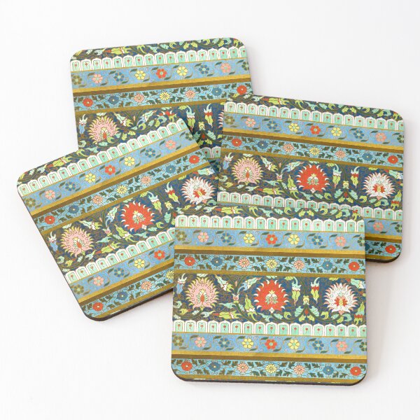 Item preview, Fantasy Flowers Floral Border Pattern designed and sold by Epitome Girl.
