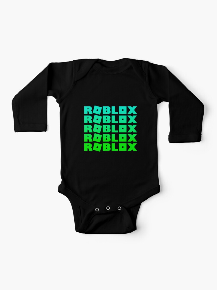 Roblox Neon Green Baby One Piece By T Shirt Designs Redbubble - roblox body suit template