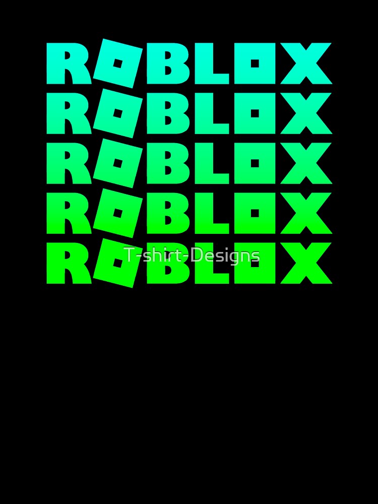 Roblox Neon Green Kids T Shirt By T Shirt Designs Redbubble - neon blue black roblox logo roblox