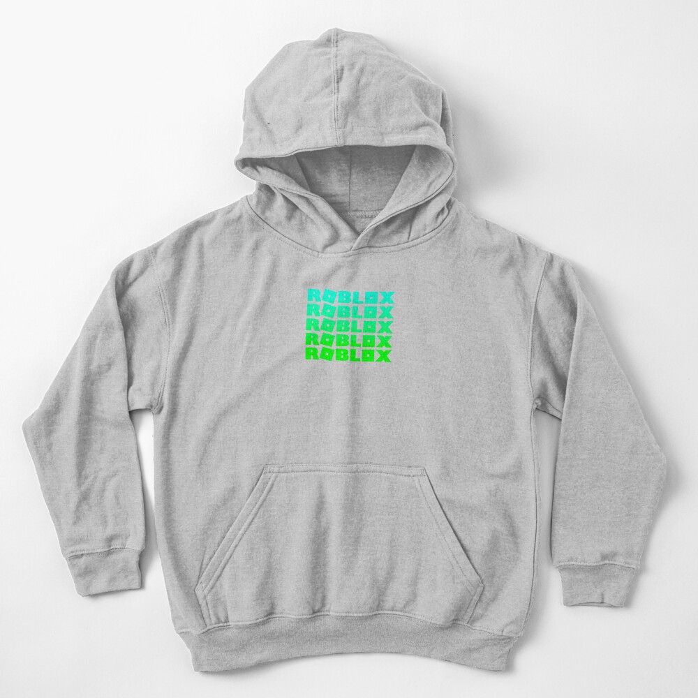 Roblox Neon Green Kids Pullover Hoodie By T Shirt Designs Redbubble - roblox how to get green hood