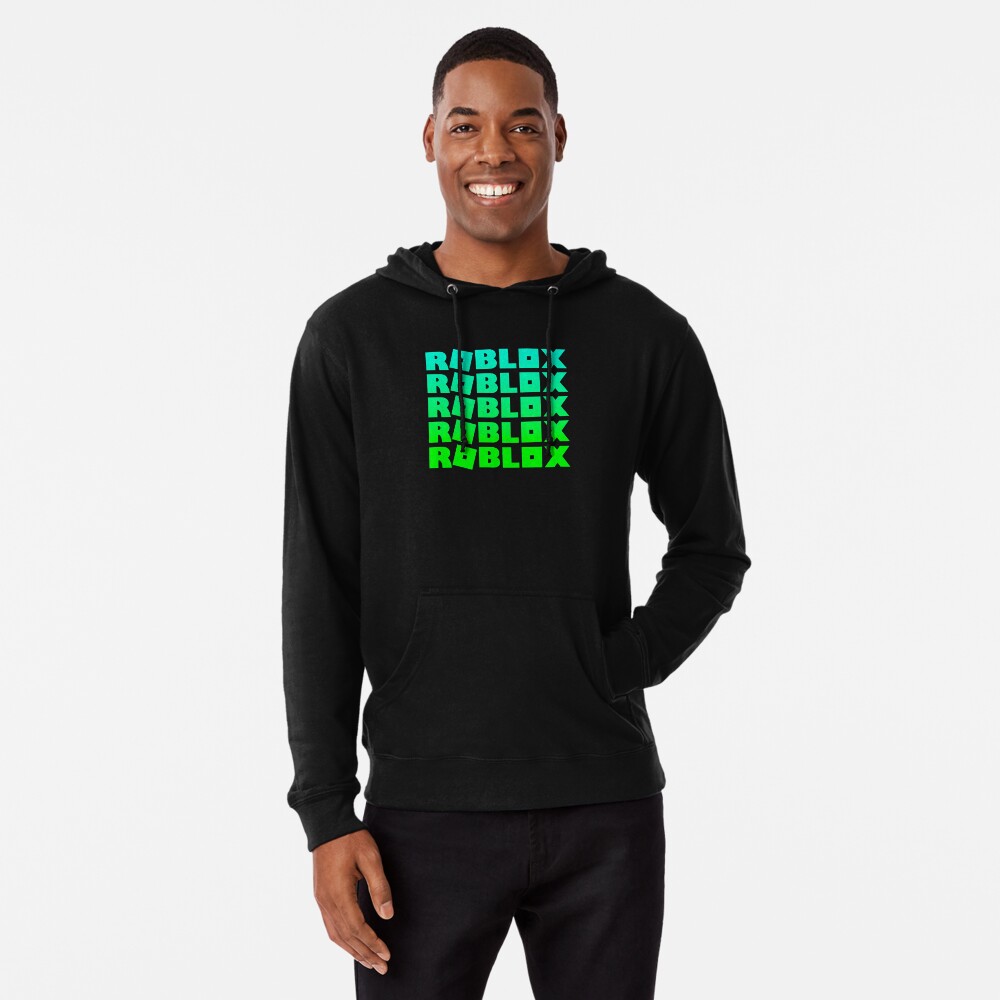 Roblox Neon Green Lightweight Hoodie By T Shirt Designs Redbubble - green hoodie roblox