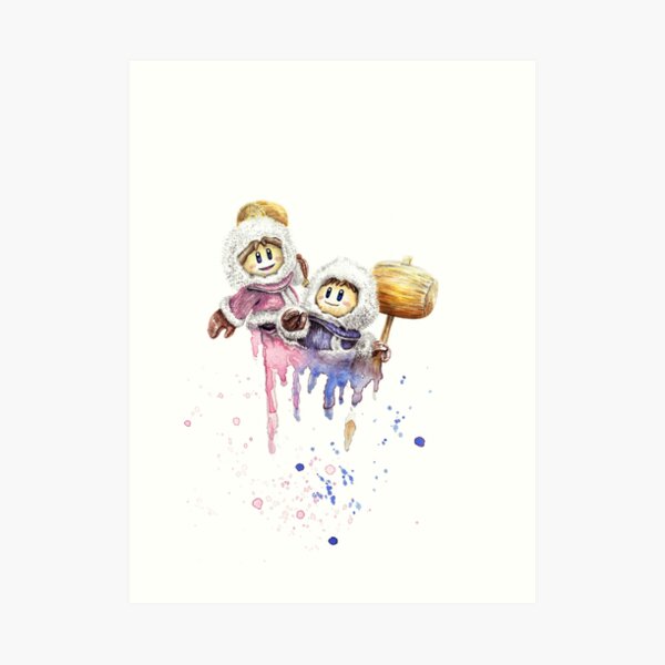 Ice Climbers Art Print