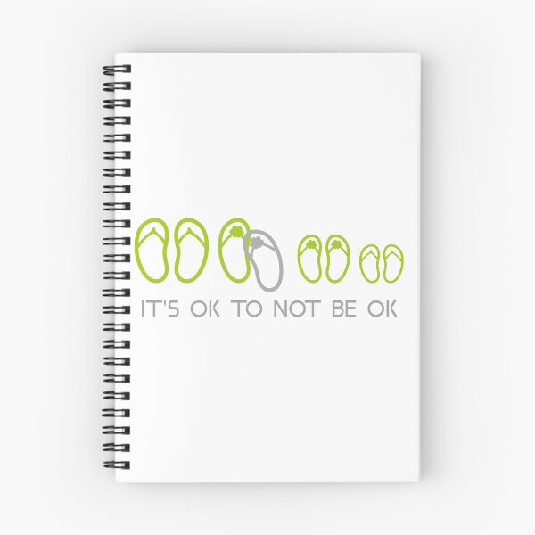 Item preview, Its OK To Not Be OK Flip Flops designed and sold by beachchic.