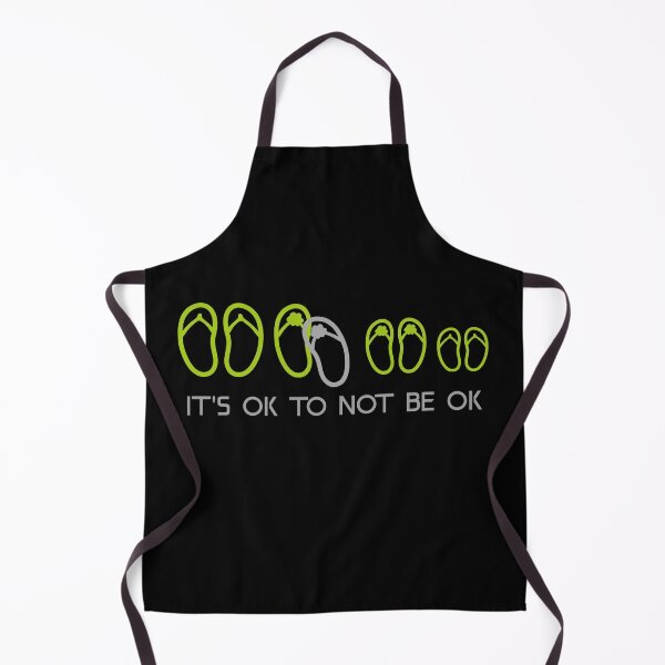 Item preview, Its OK To Not Be OK Flip Flops designed and sold by beachchic.