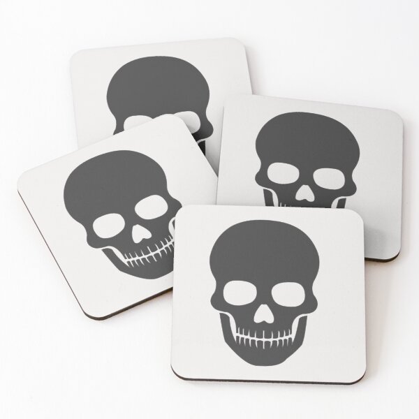 Item preview, death skull - poison black designed and sold by ZiphGames.