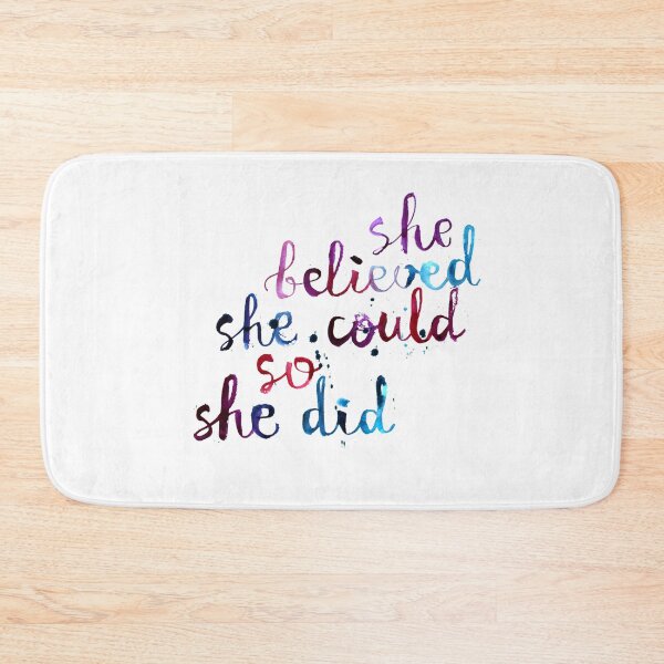 Item preview, She believed she could so she did  designed and sold by Doodles.