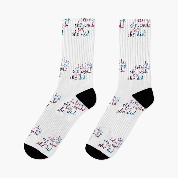 Item preview, She believed she could so she did  designed and sold by Doodles.